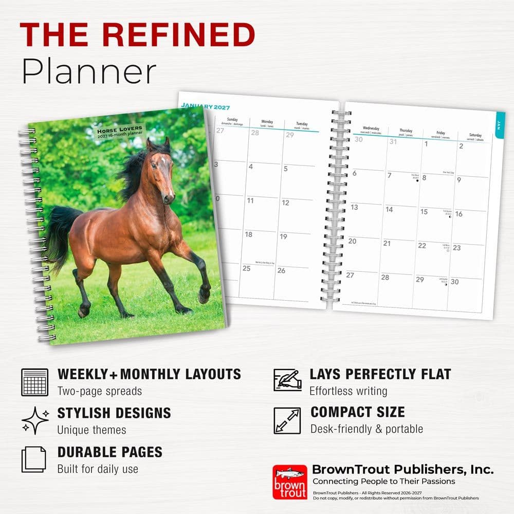 Horses 2027 Engagement Planner Fifth Alternate Image