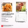image Highland Cows 2027 Mini Wall Calendar Sixth Alternate Image