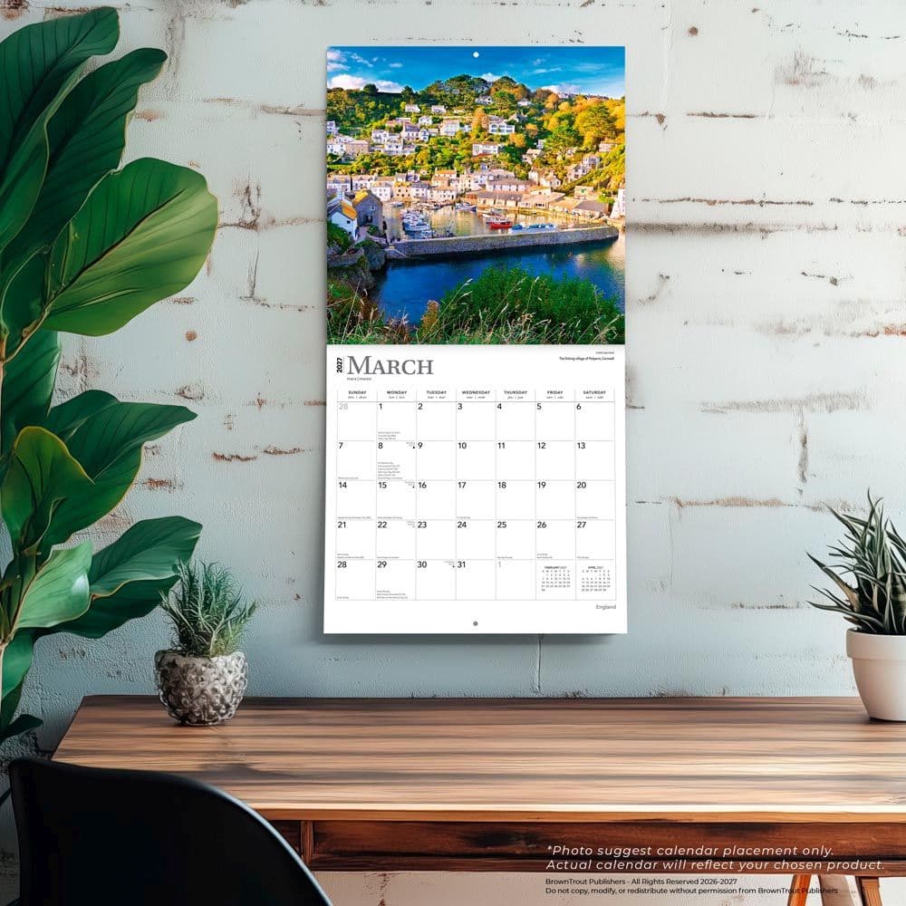 England 2027 Wall Calendar Fourth Alternate Image