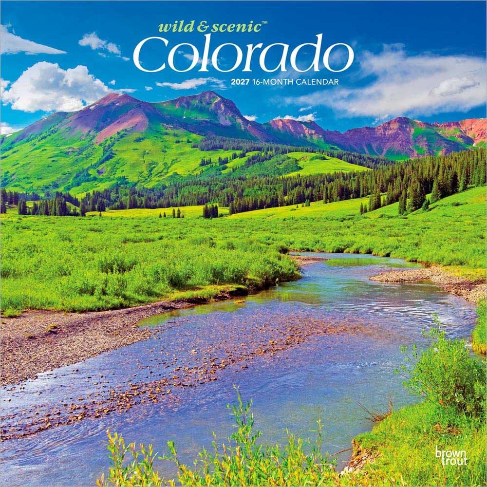 Colorado Wilderness 2027 Wall Calendar Main Product Image