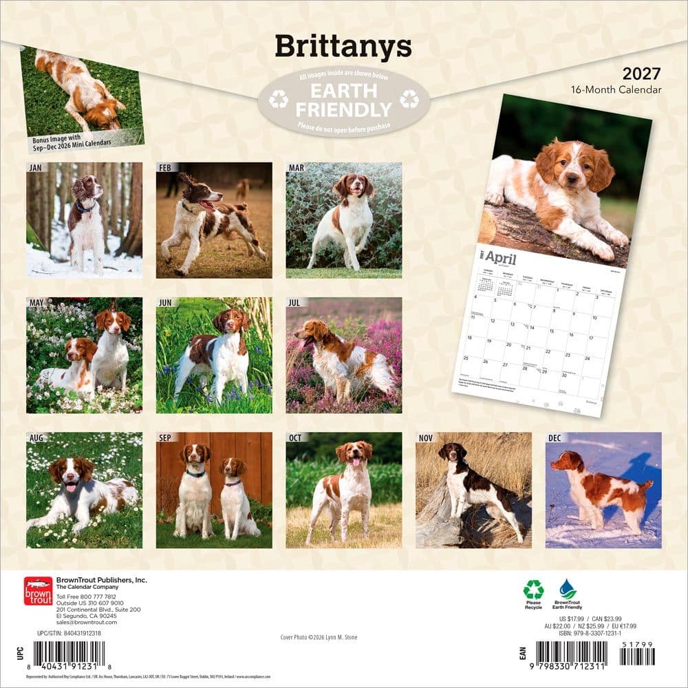 Brittanys 2027 Wall Calendar First Alternate Image