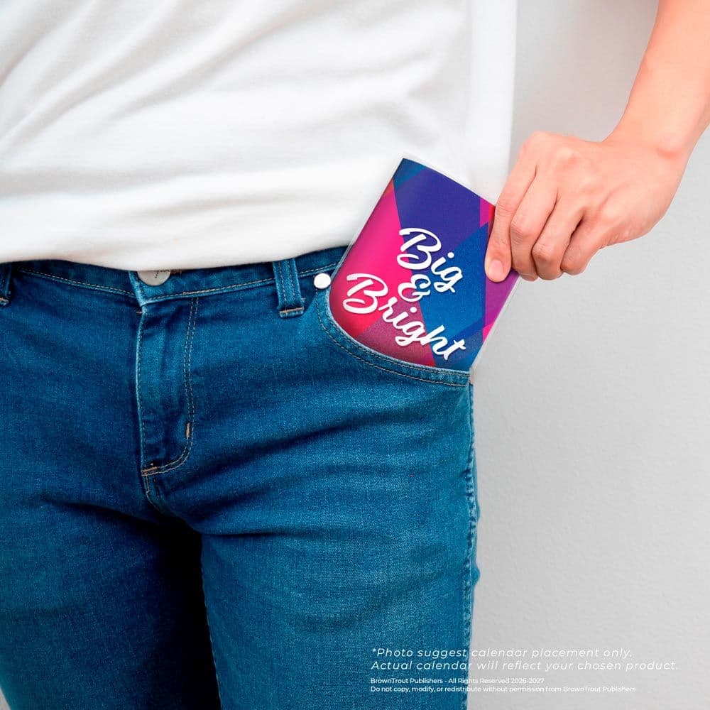 Large Print 2027 2 Year Pocket Planner Fourth Alternate Image