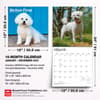 image Bichon Frise 2027 Wall Calendar Sixth Alternate Image