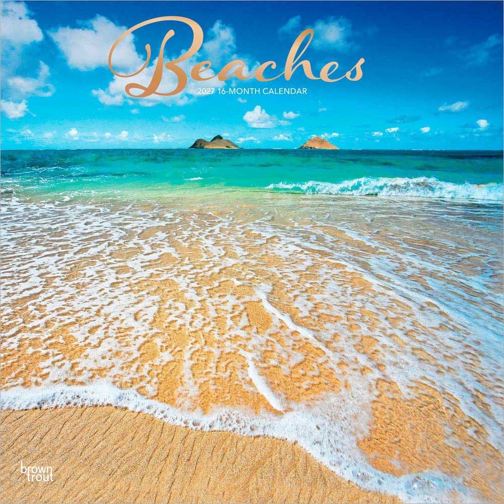 Beaches 2027 Wall Calendar Main Product Image