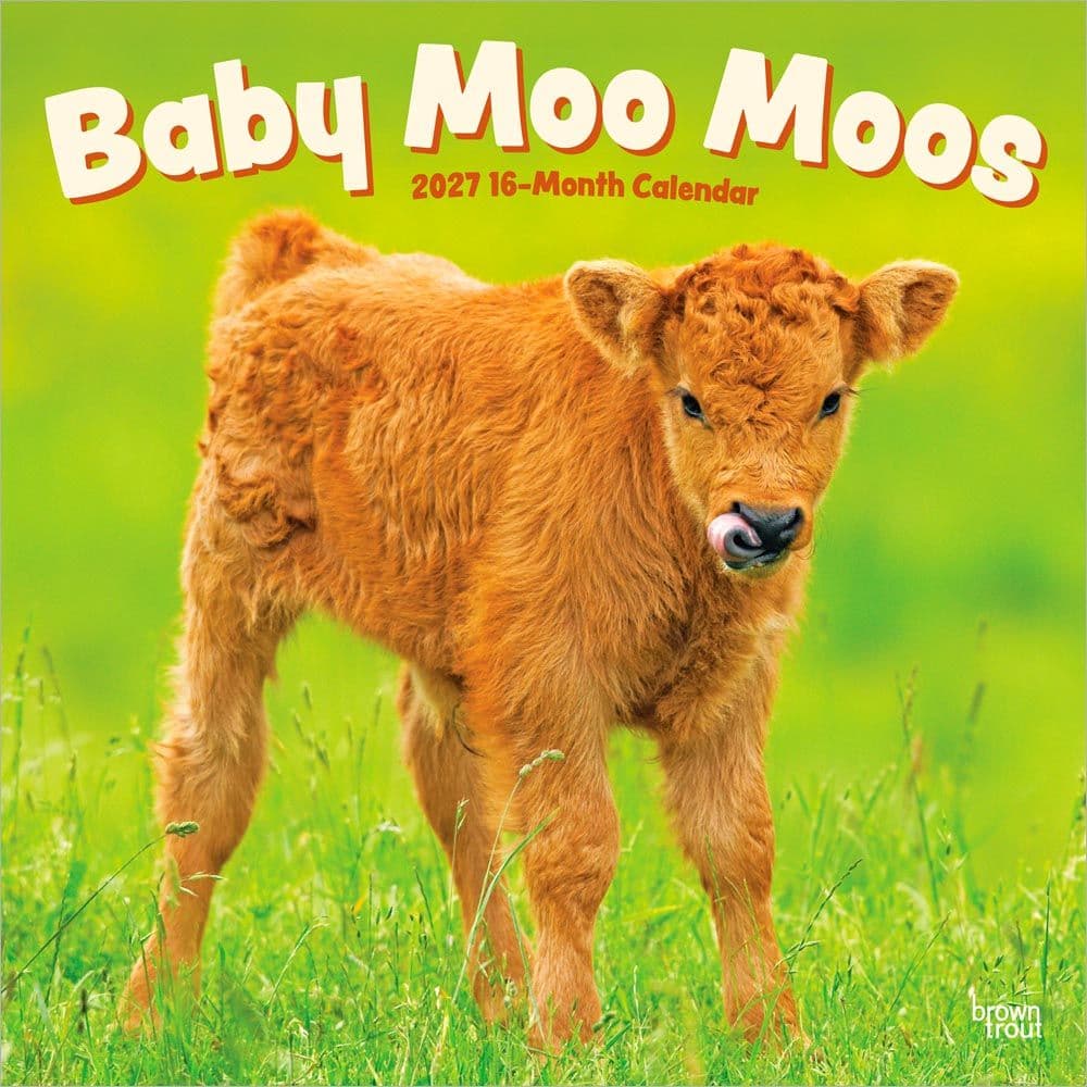 Baby Moo Moos 2027 Wall Calendar Main Product Image