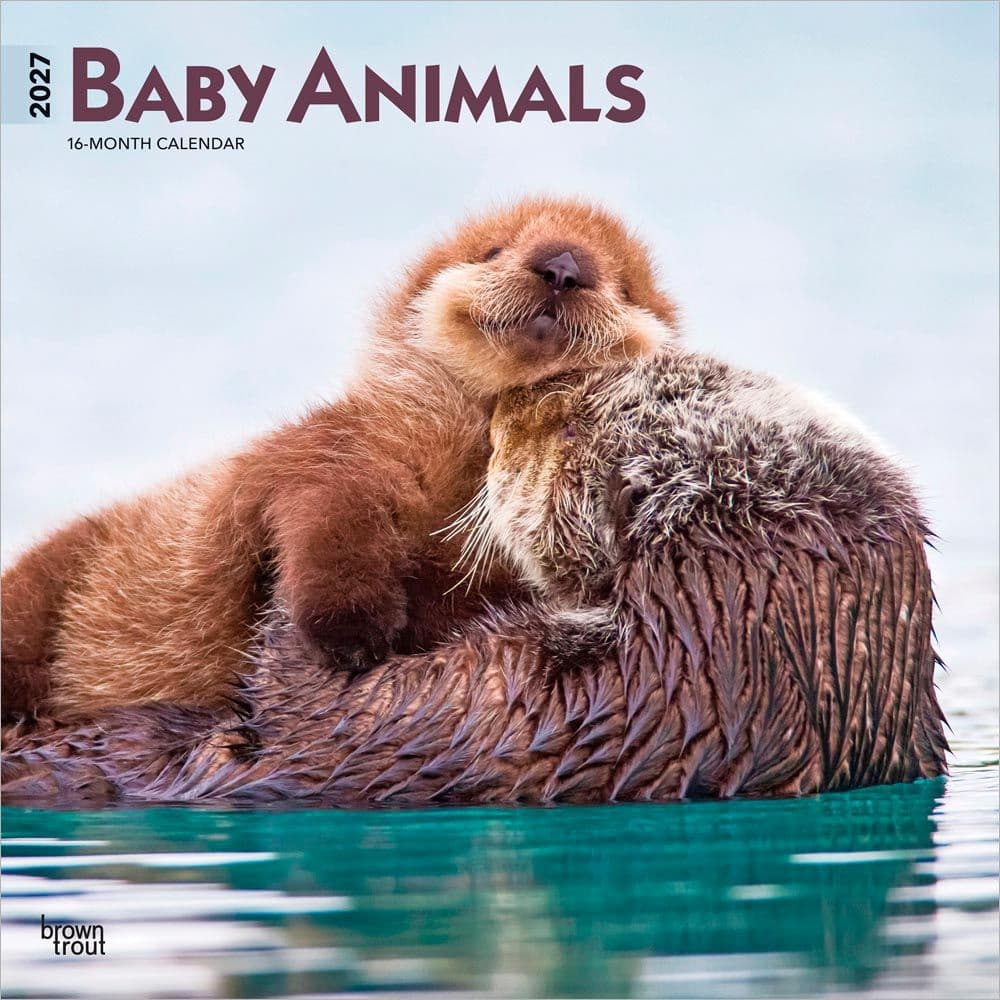 Baby Animals 2027 Wall Calendar Main Product Image