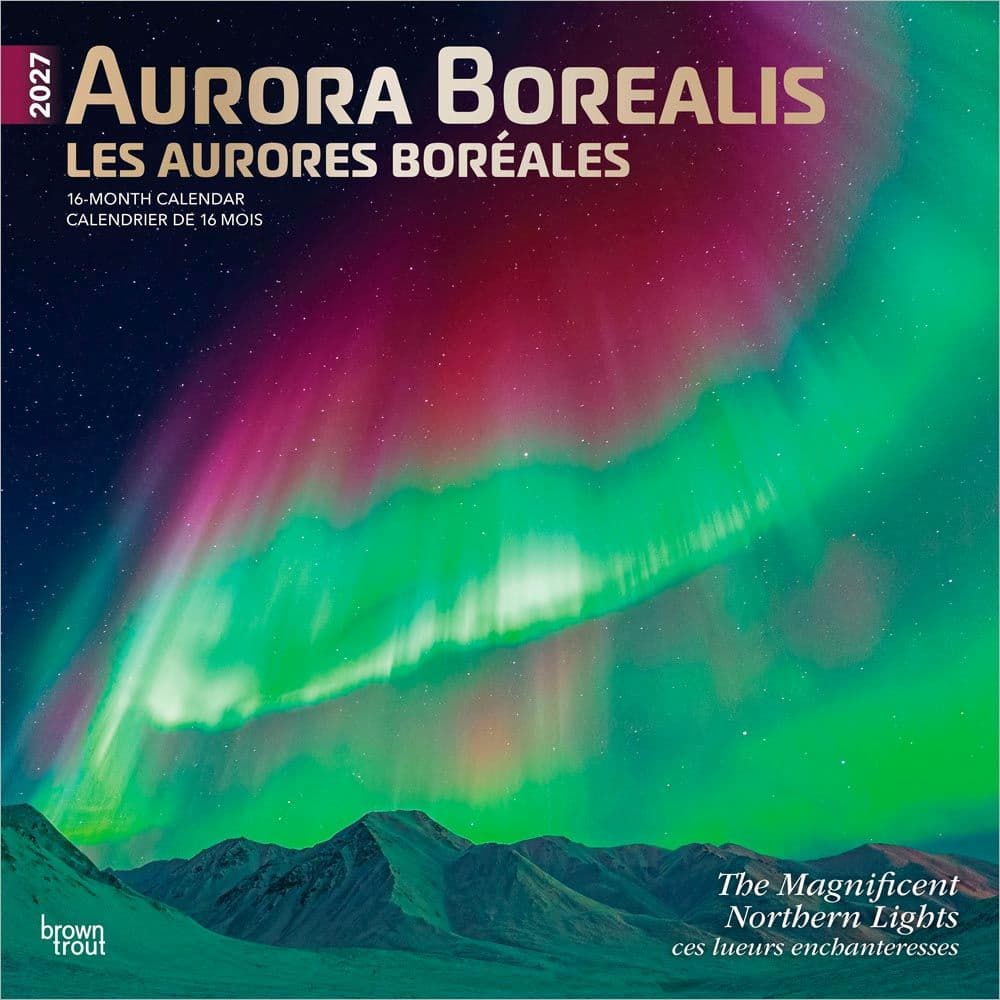 Aurora Borealis 2027 Wall Calendar Main Product Image