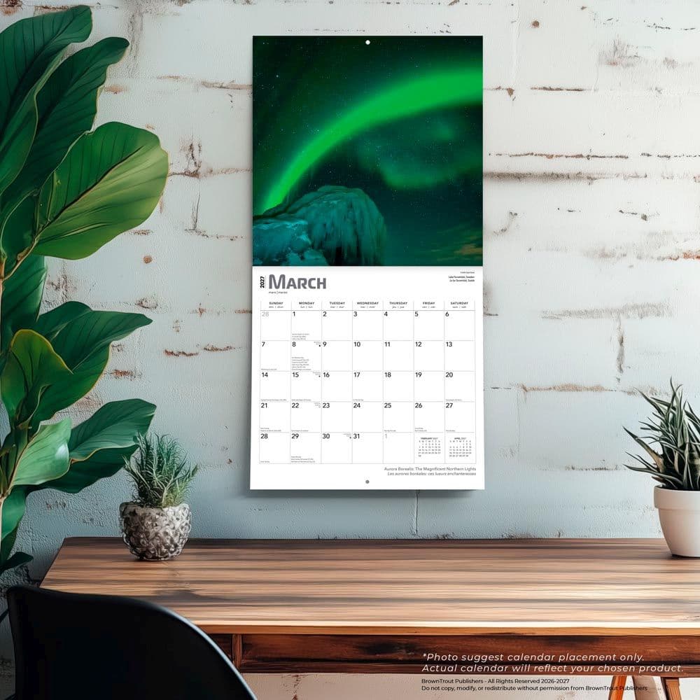 Aurora Borealis 2027 Wall Calendar Fourth Alternate Image
