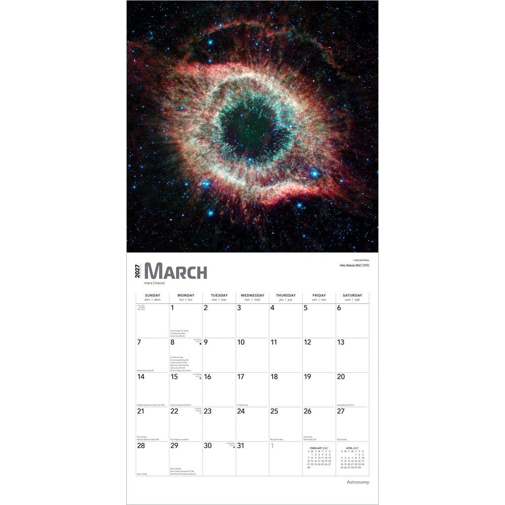 Astronomy 2027 Wall Calendar Second Alternate Image
