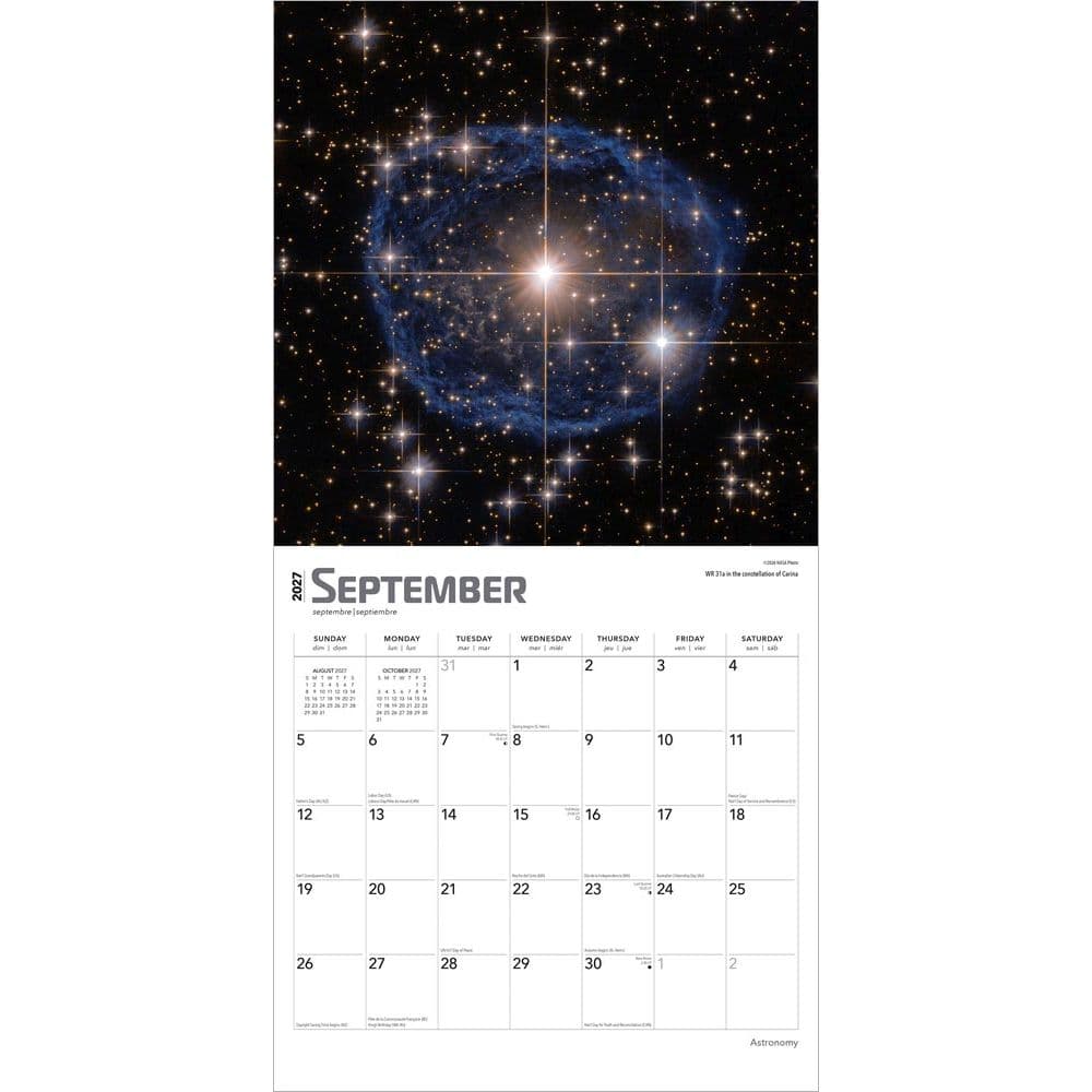 Astronomy 2027 Wall Calendar Third Alternate Image