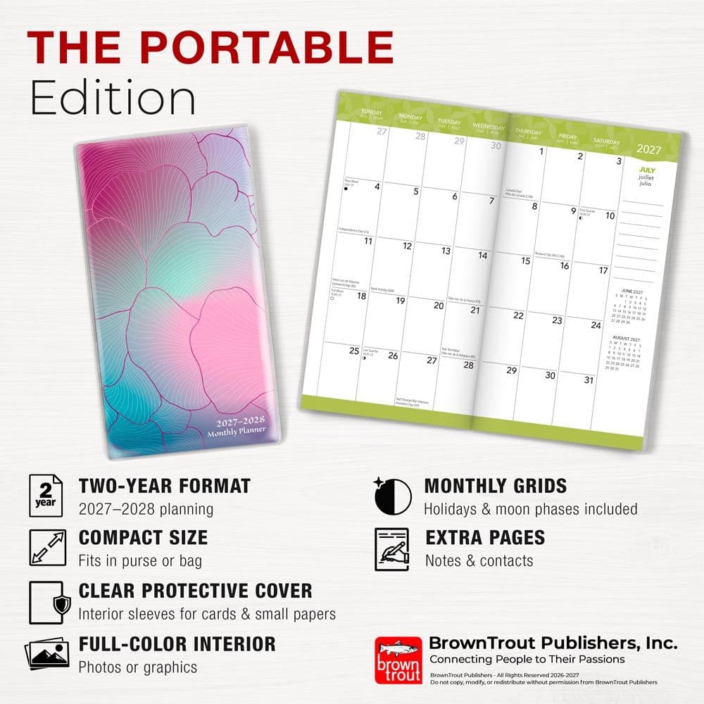 Ariel Collection 2027 2 Year Pocket Planner Fifth Alternate Image