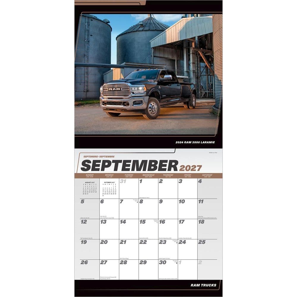 Ram Trucks 2027 Wall Calendar Third Alternate Image