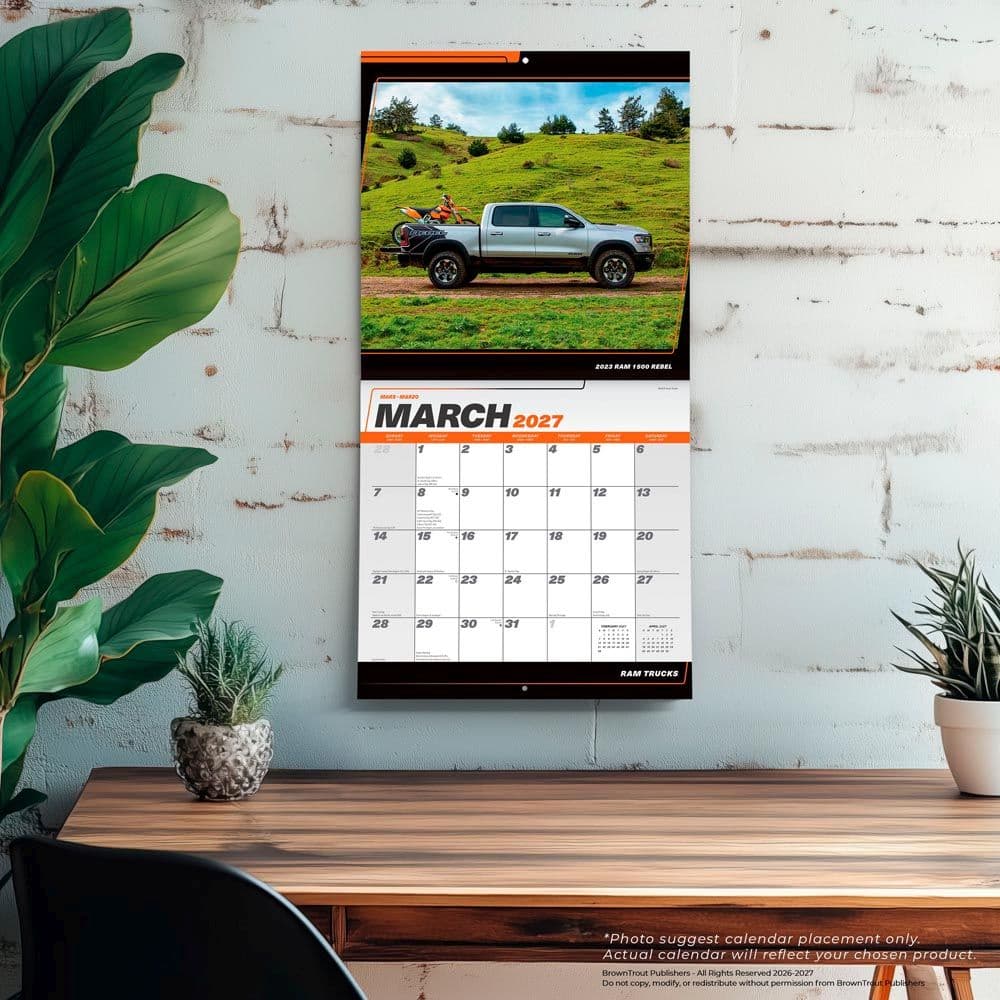 Ram Trucks 2027 Wall Calendar Fourth Alternate Image