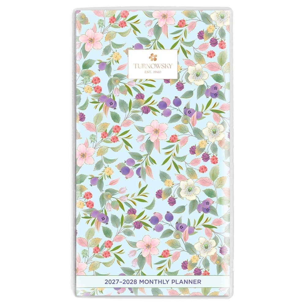 Turnowsky Flowers 2027 2 Year Pocket Planner Main Product Image