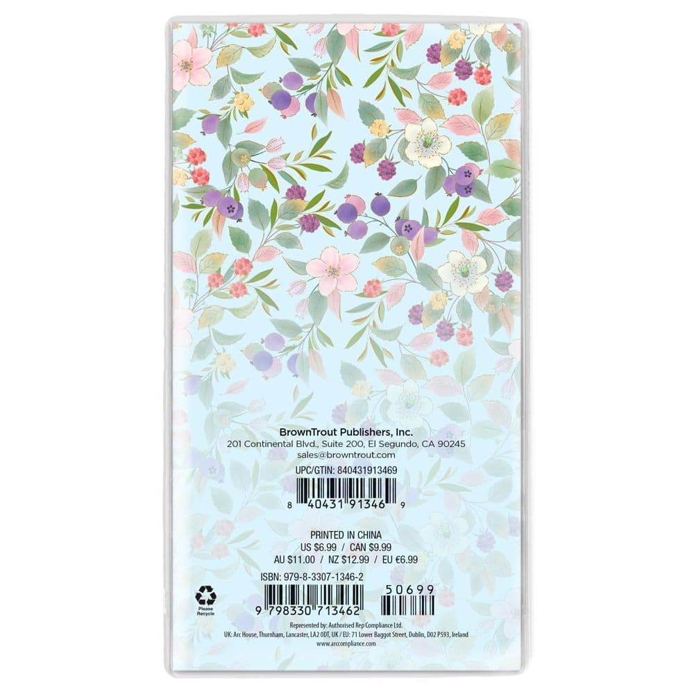 Turnowsky Flowers 2027 2 Year Pocket Planner First Alternate Image