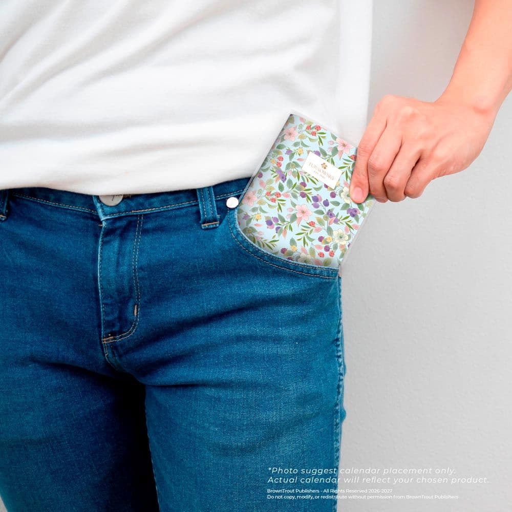 Turnowsky Flowers 2027 2 Year Pocket Planner Fourth Alternate Image