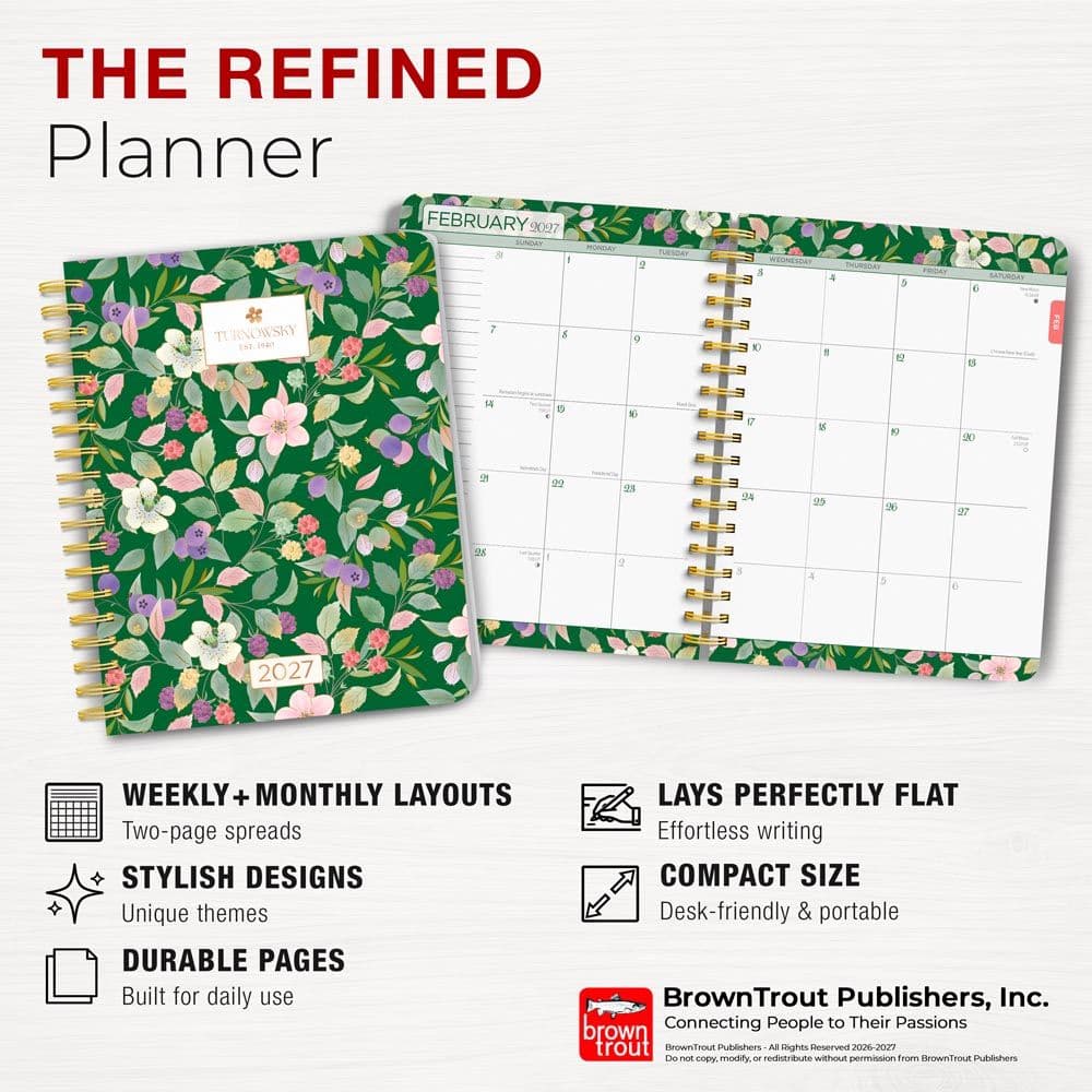 Turnowsky Bohemian 2027 Weekly Planner Fifth Alternate Image