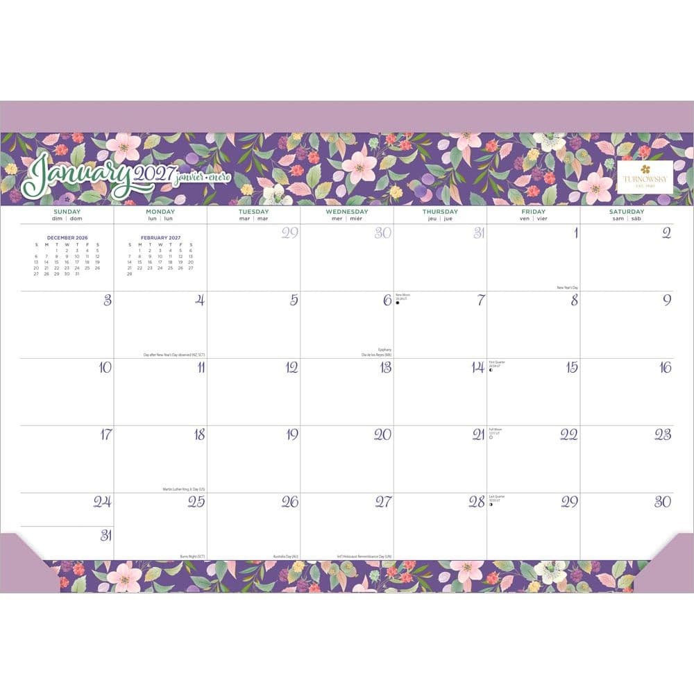 image Turnowsky Flower Divas 2027 Desk Pad Main Product Image