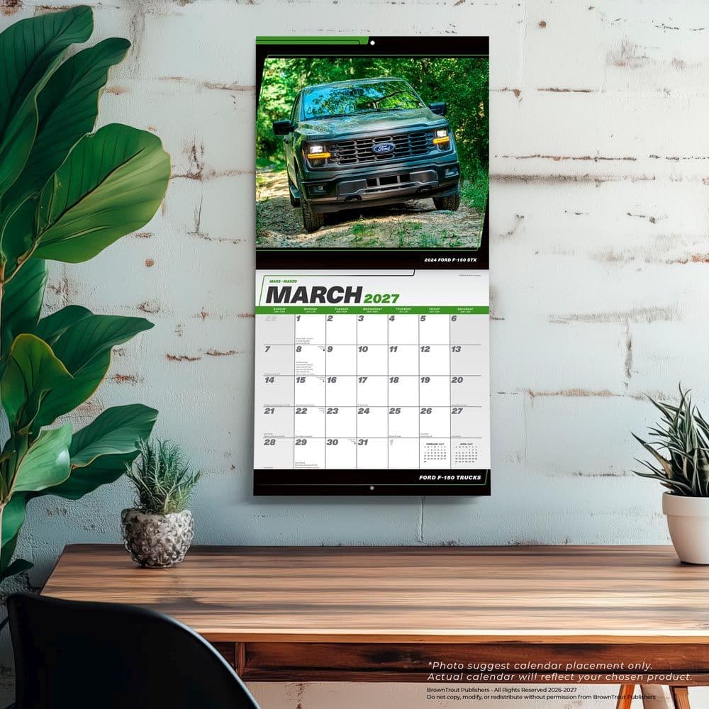 Ford F150 Trucks 2027 Wall Calendar Fourth Alternate Image