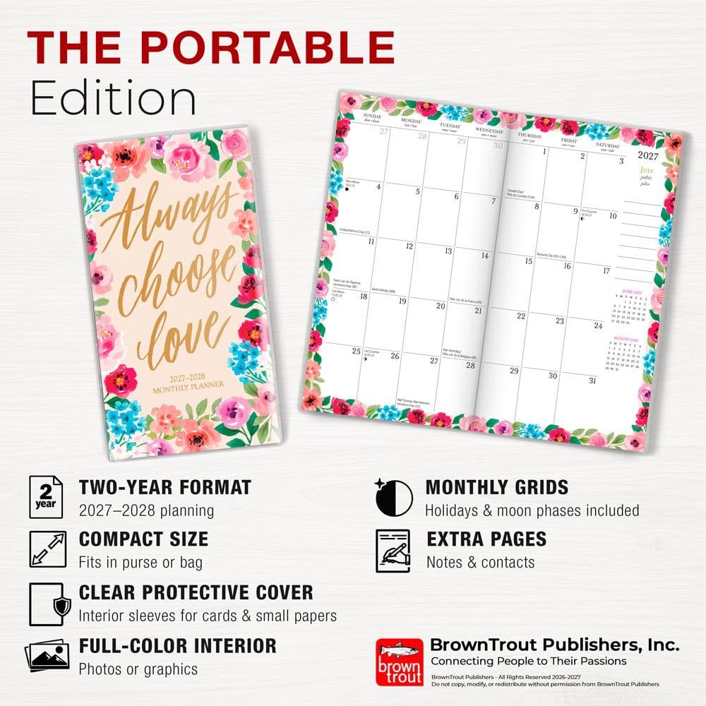 Believe in Yourself 2027 2-Year Pocket Planner Fifth Alternate Image