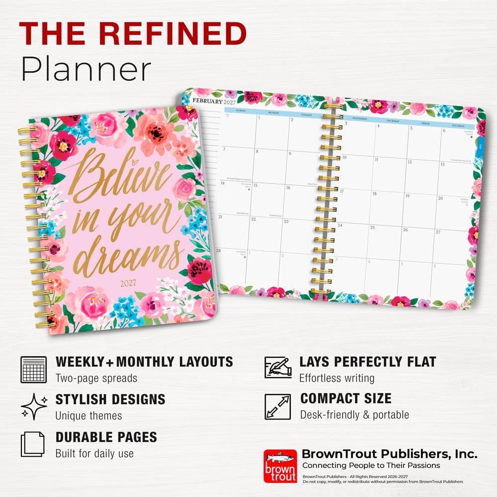 Bonnie Marcus Foil Desk 2027 Planner Fifth Alternate Image