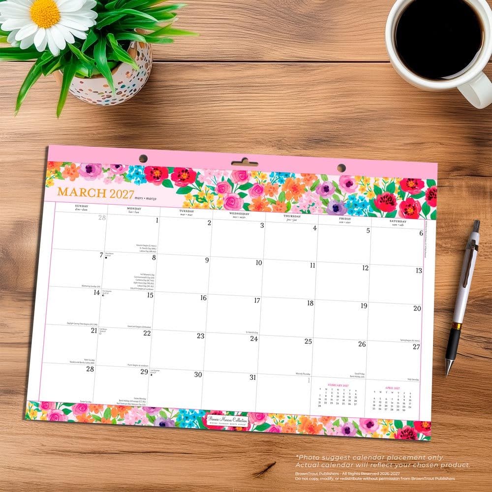 Year to Bloom Marcus 2027 Desk Pad Third Alternate Image