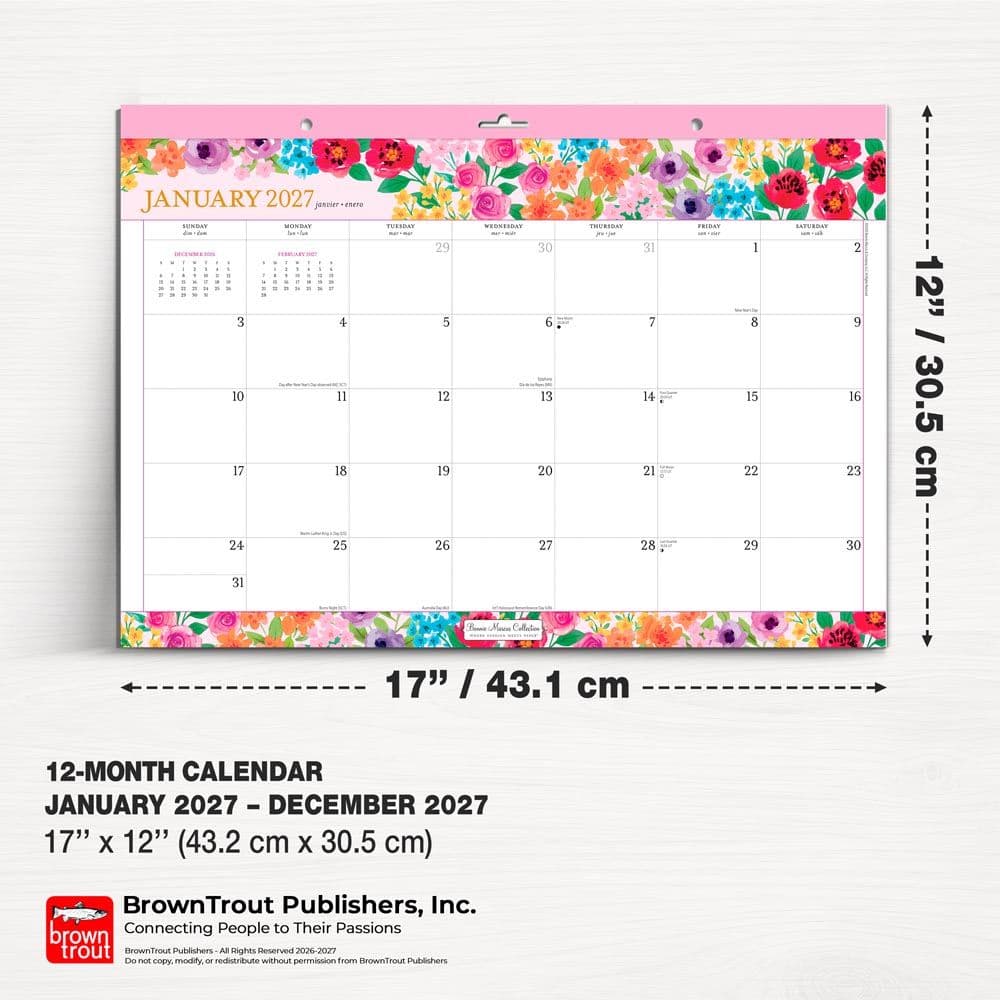 Year to Bloom Marcus 2027 Desk Pad Fifth Alternate Image