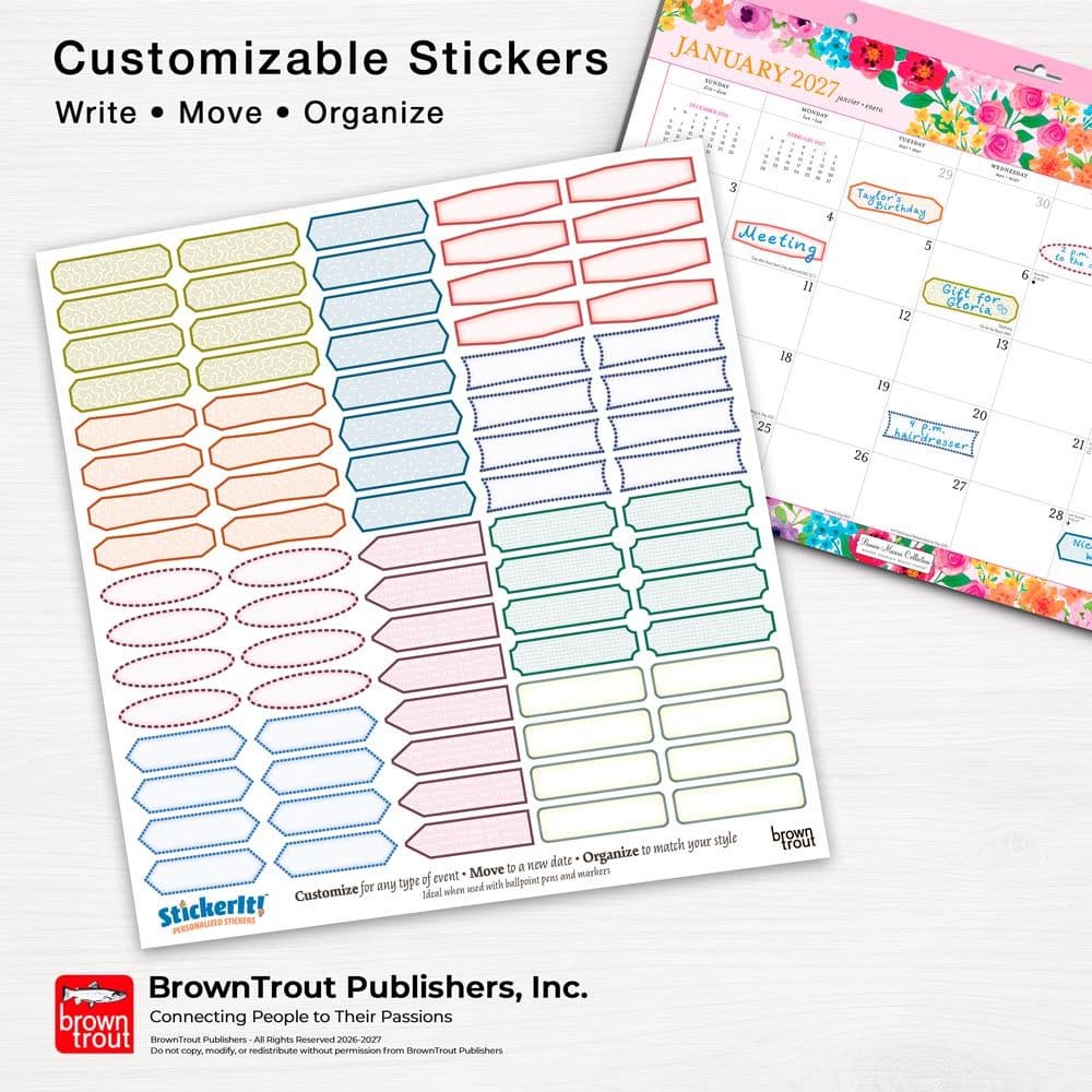 Year to Bloom Marcus 2027 Desk Pad Eighth Alternate Image