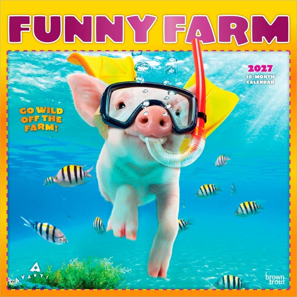 image Funny Farm 2027 Wall Calendar Main Product Image