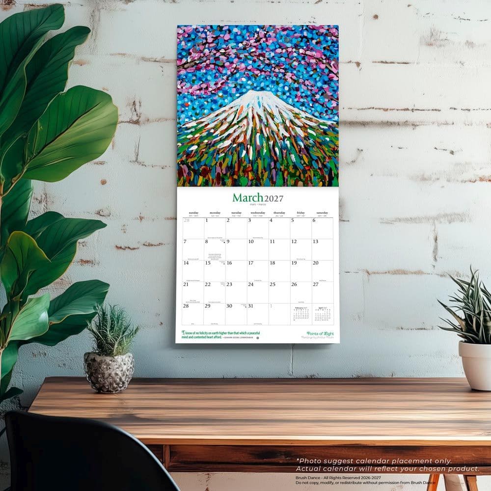 Point of Light 2027 Wall Calendar Fourth Alternate Image