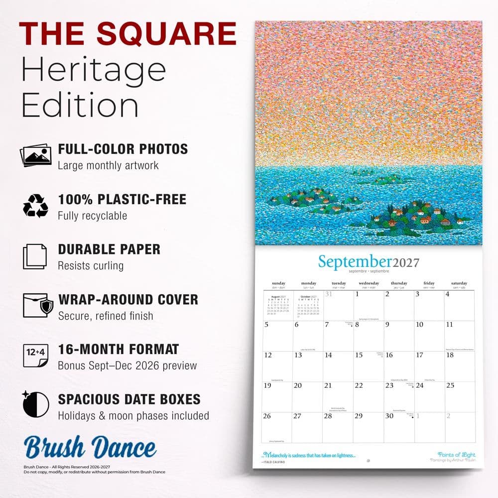 Point of Light 2027 Wall Calendar Fifth Alternate Image