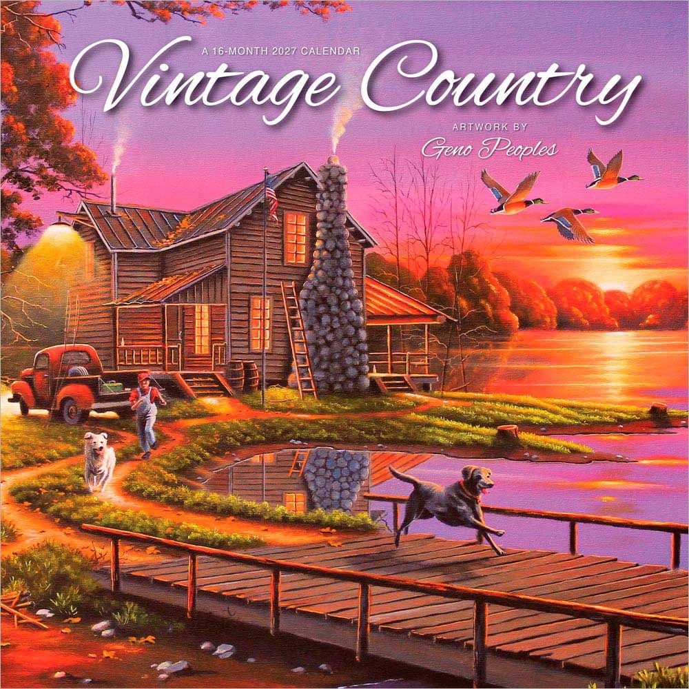 Vintage Country 2027 Wall Calendar