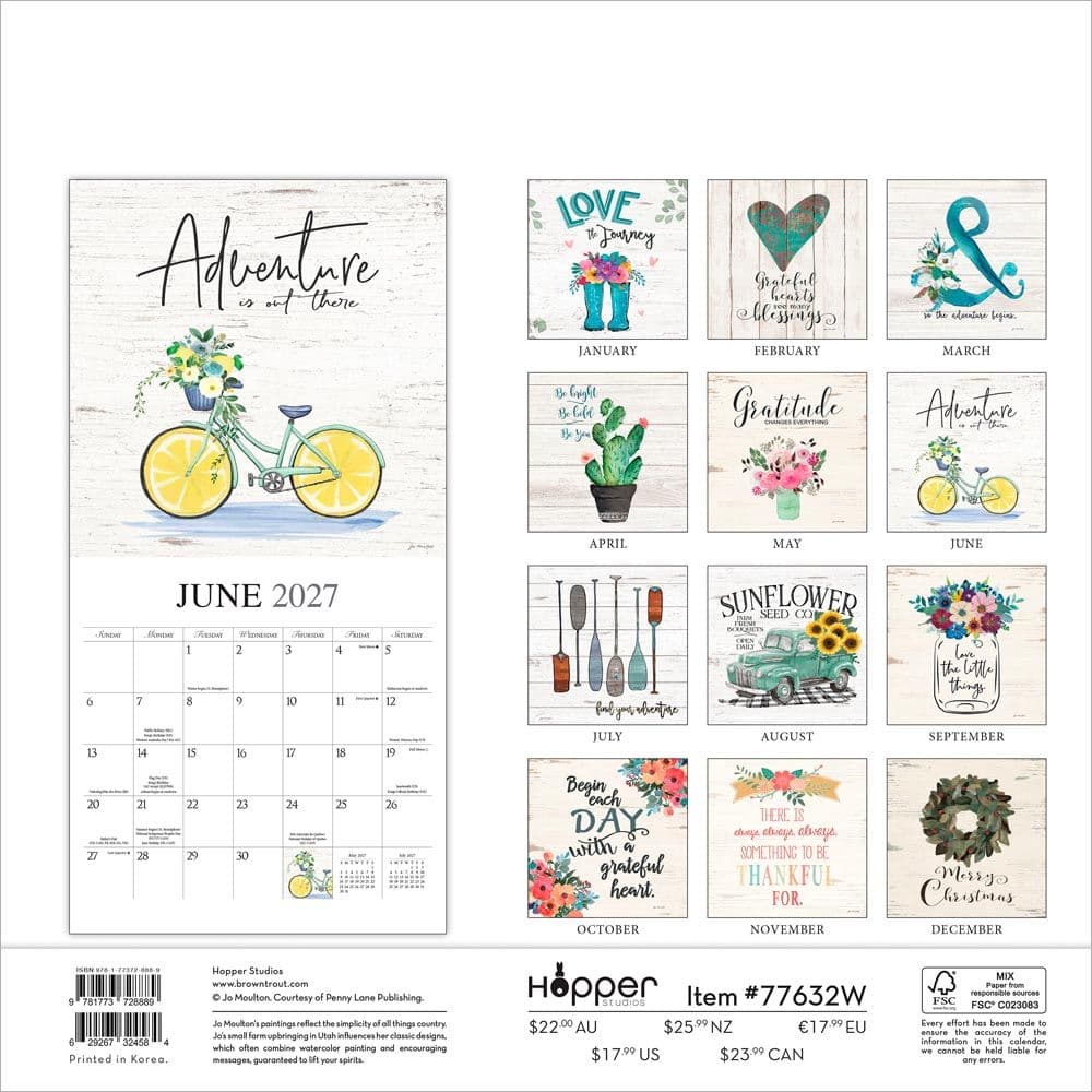 Love the Journey 2027 Wall Calendar First Alternate Image