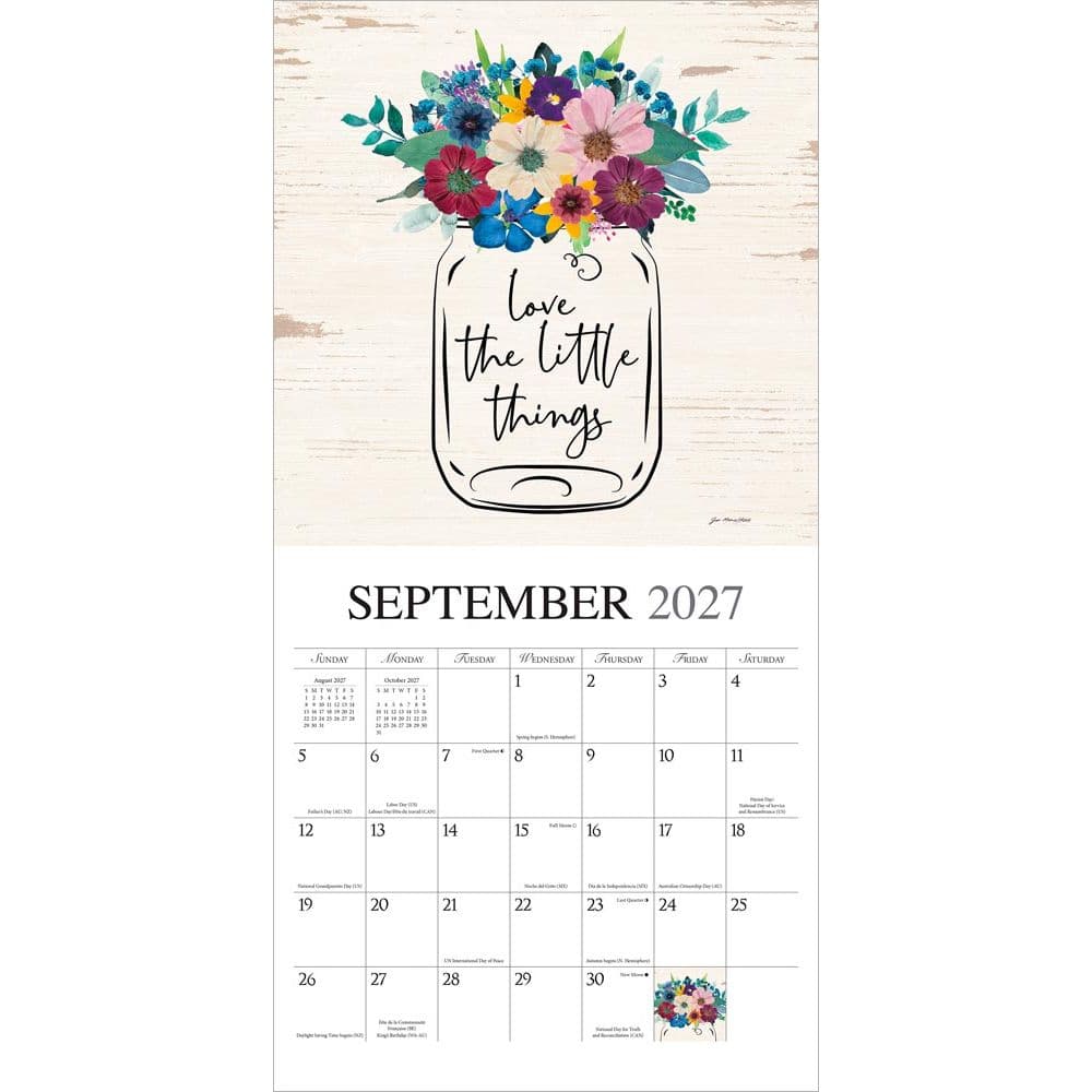 Love the Journey 2027 Wall Calendar Third Alternate Image