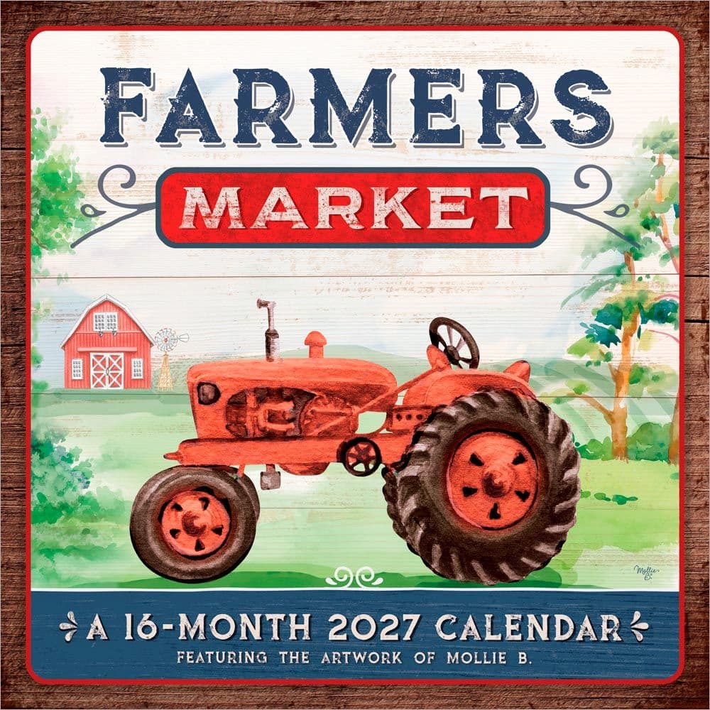 Farmers Market 2027 Wall Calendar Main Product Image