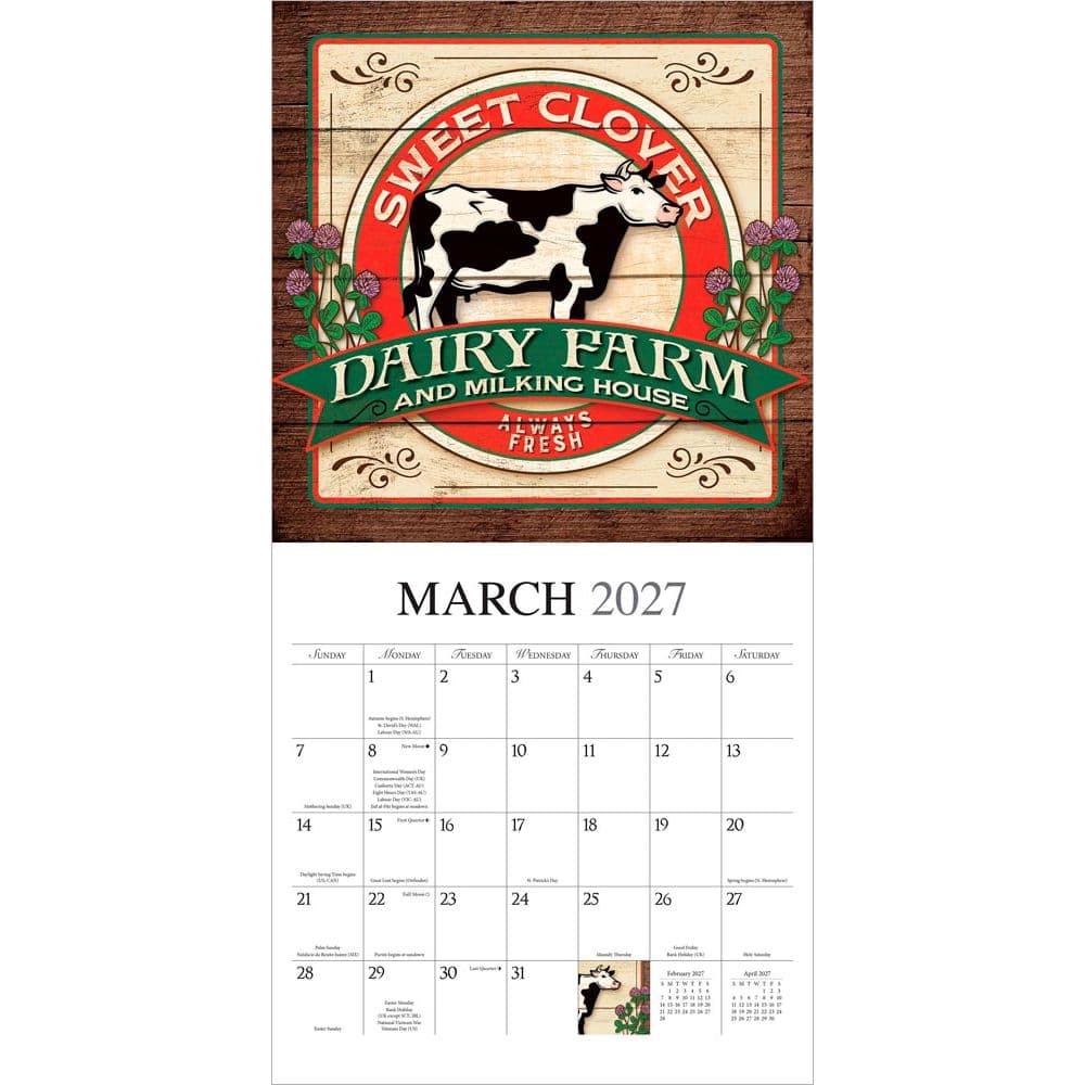 Farmers Market 2027 Wall Calendar Second Alternate Image