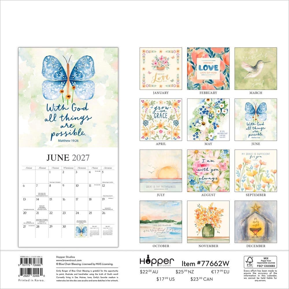 Faith 2027 Wall Calendar First Alternate Image