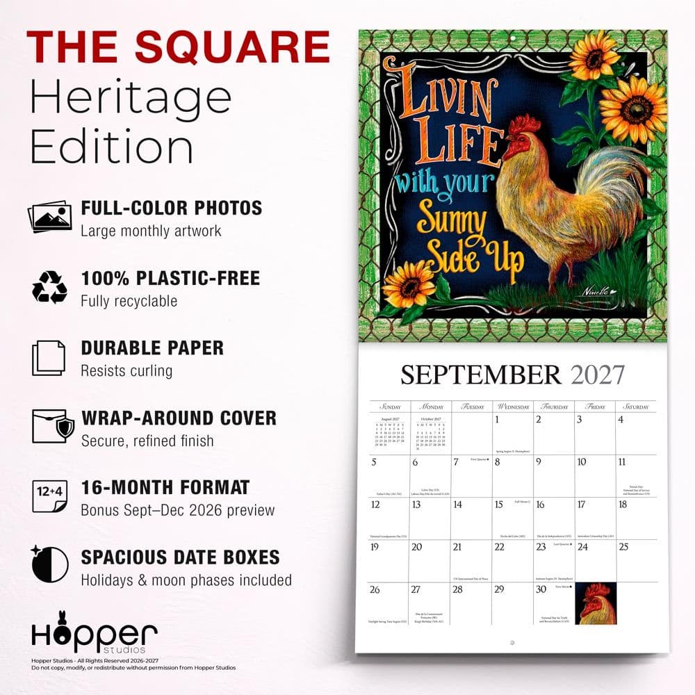 Bless This Nest 2027 Wall Calendar Fifth Alternate Image