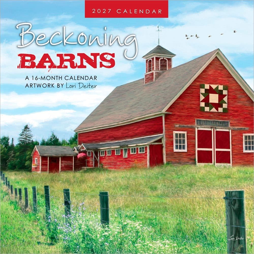 Beckoning Barns 2027 Wall Calendar Main Product Image