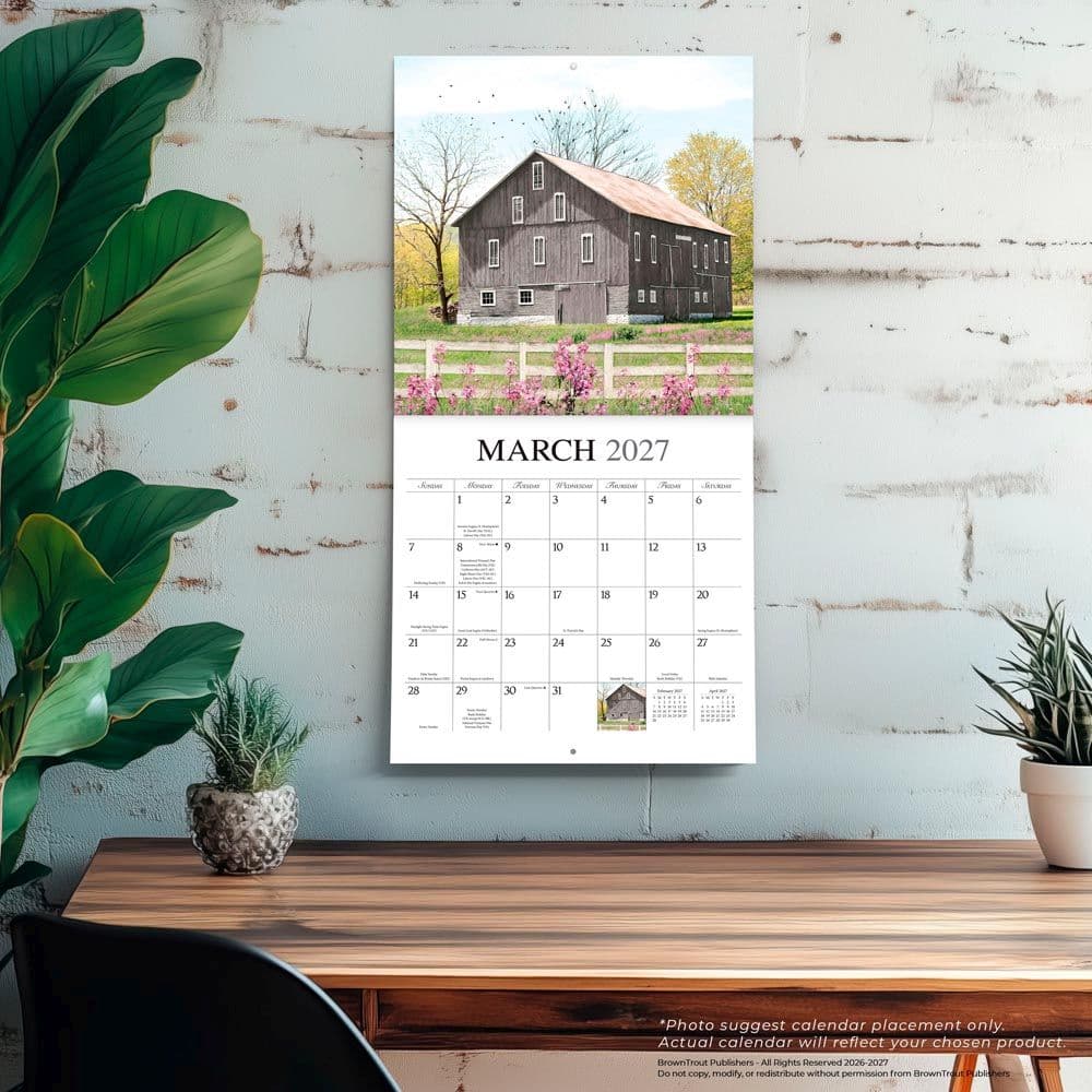 Beckoning Barns 2027 Wall Calendar Fourth Alternate Image