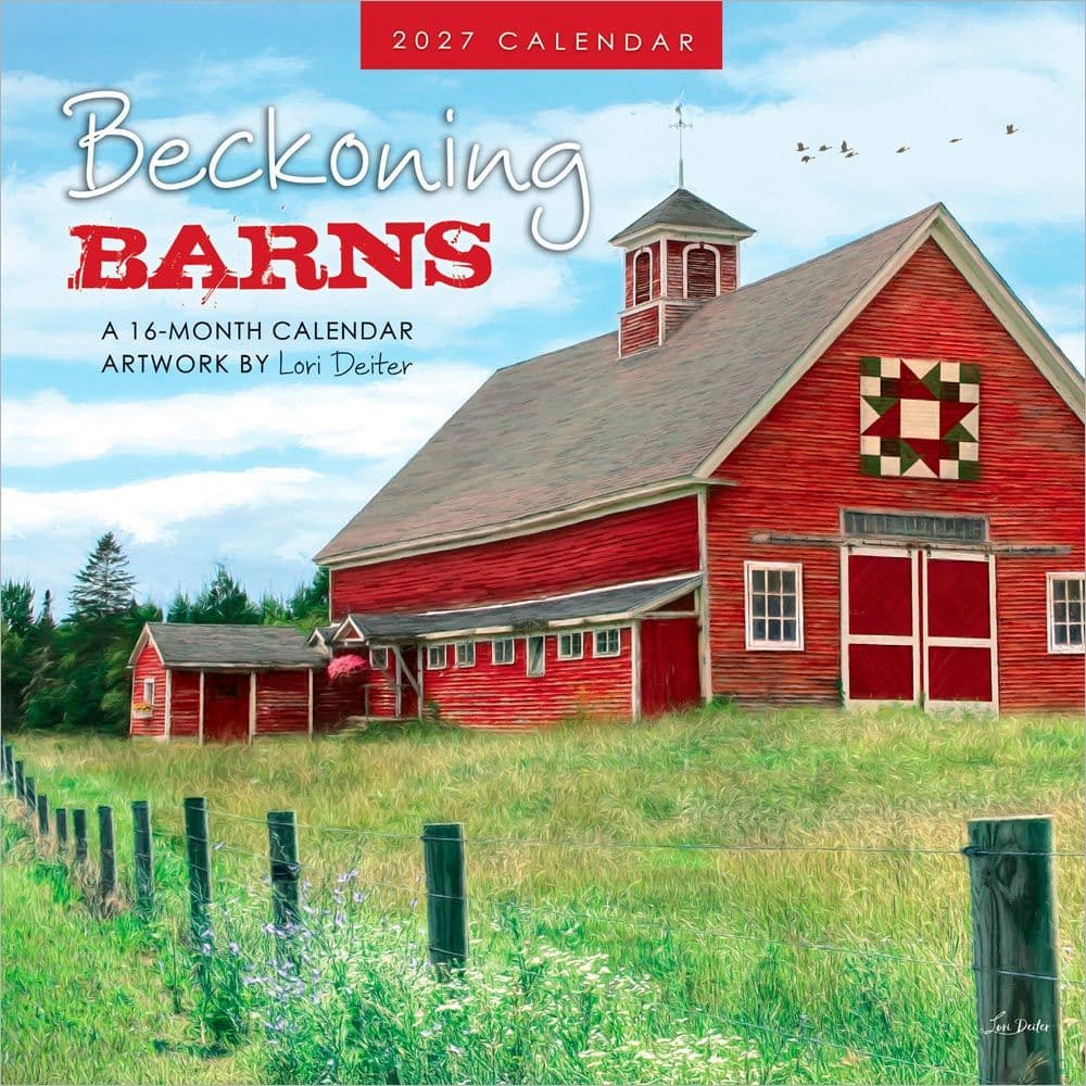 image Beckoning Barns 2027 Mini Wall Calendar Main Product Image