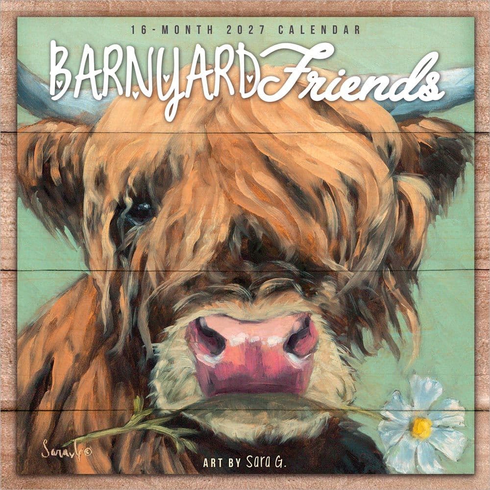 image Barnyard Friends 2027 Wall Calendar Main Product Image