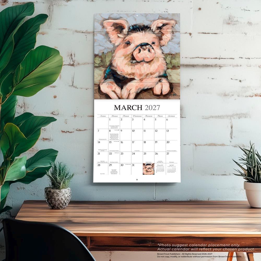 Barnyard Friends 2027 Wall Calendar Fourth Alternate Image
