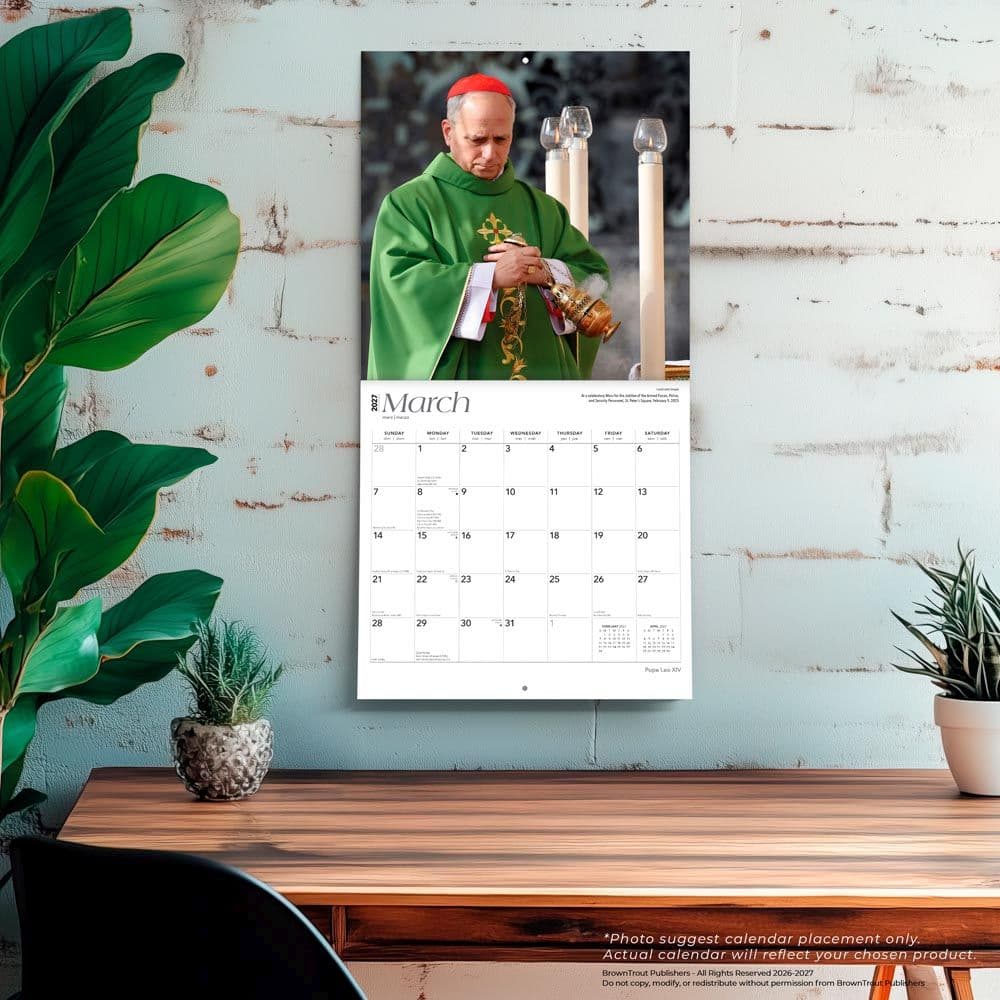Pope Leo 2027 Wall Calendar Fourth Alternate Image