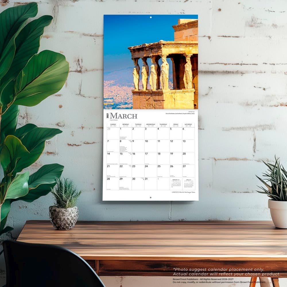 UNESCO World Heritage Sites 2027 Wall Calendar Fourth Alternate Image