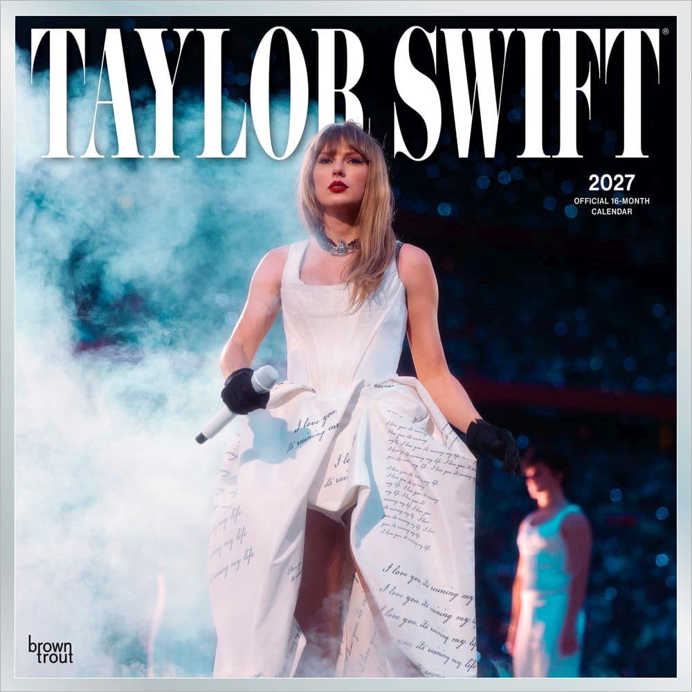 Taylor Swift 2027 Wall Calendar Main Product Image