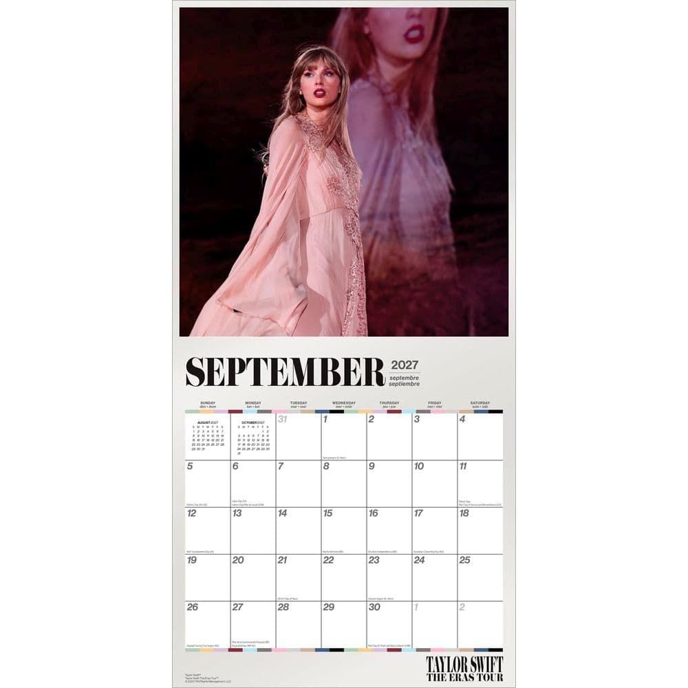 Taylor Swift 2027 Wall Calendar Third Alternate Image