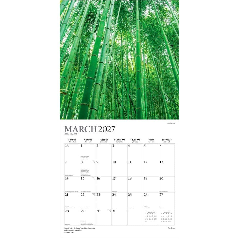 Psalms Plato 2027 Wall Calendar Second Alternate Image