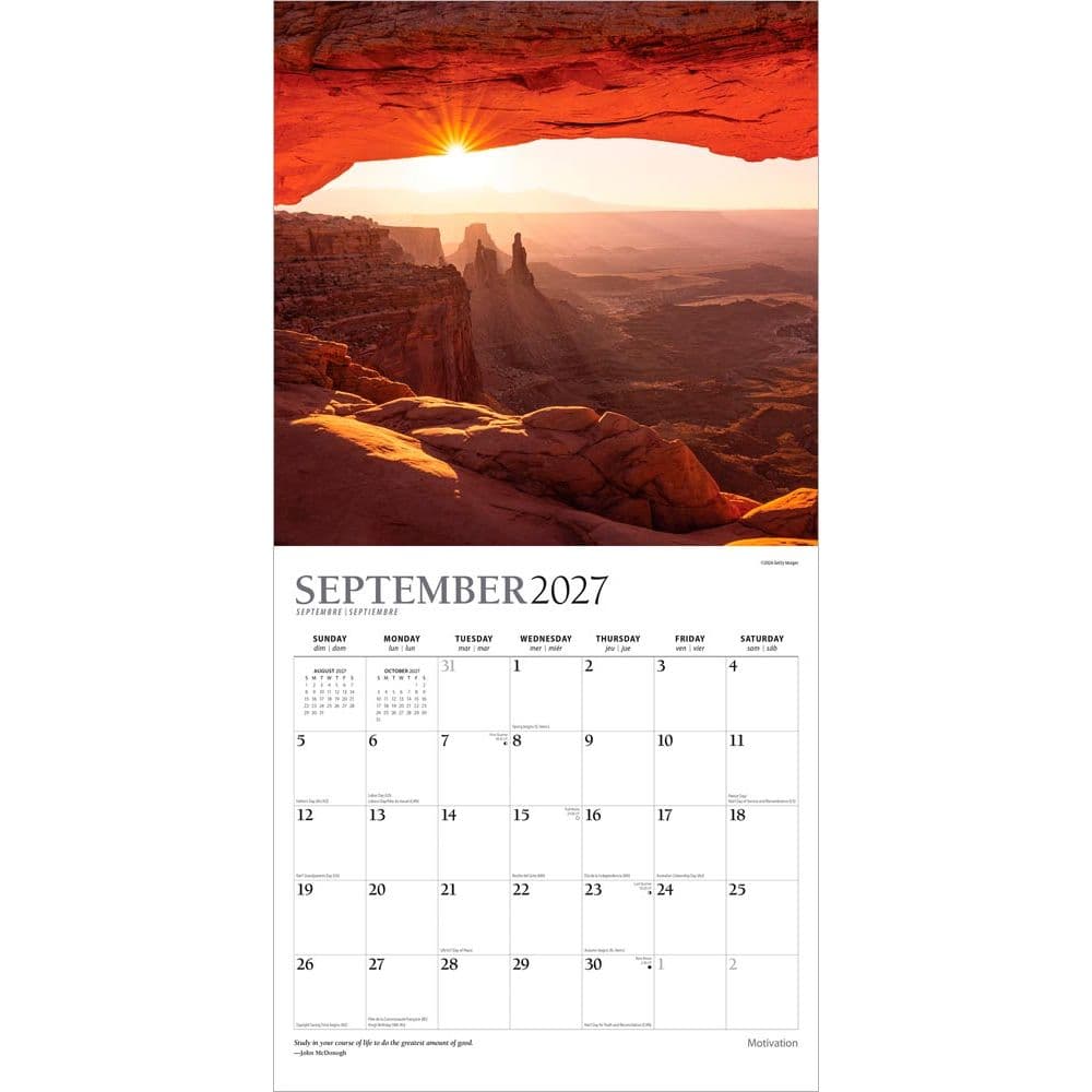 Motivation Plato 2027 Wall Calendar Third Alternate Image