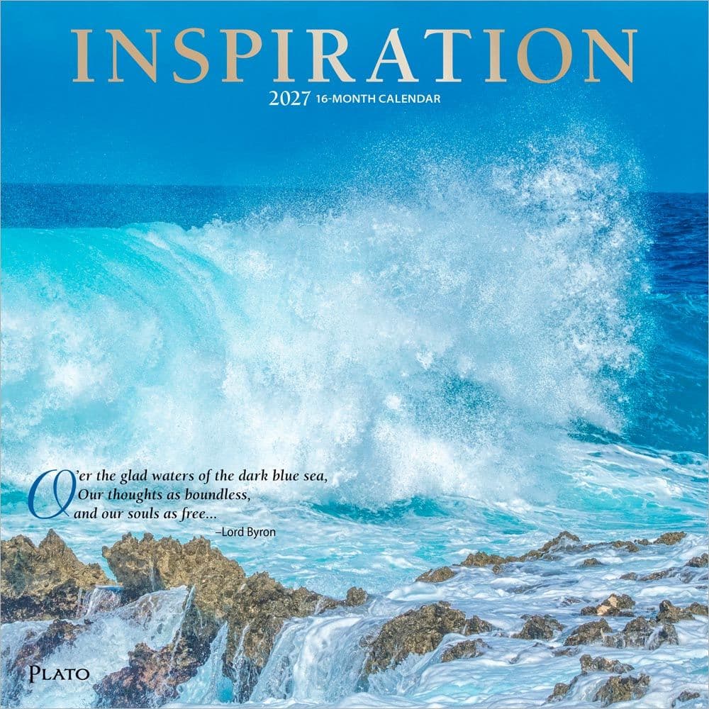 Inspiration Plato 2027 Wall Calendar Main Product Image